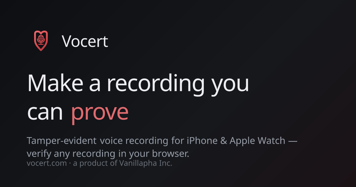 Vocert